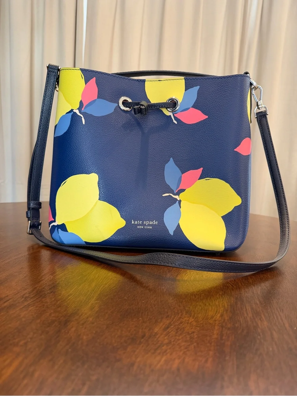 Blue Lemon Kate Spade Leather Purse